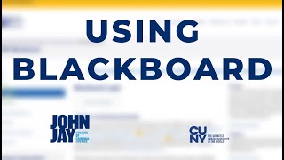 How to Use Blackboard: A Student Tutorial