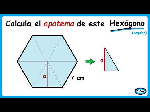 Apotema de un hexágono