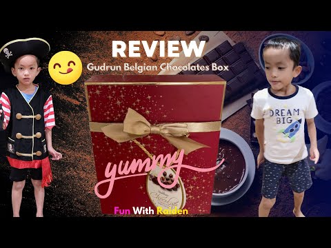Costco Gudrun Belgian Chocolates Box in Bag: Review with Raiden - Unbox, Taste Test & Laugh Together