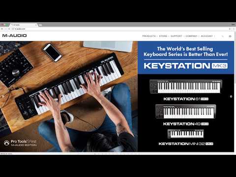 M-audio Keystation MK3 | Complete Download and Setup with Pro Tools First