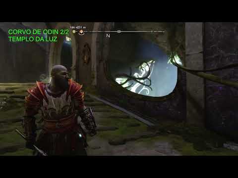 GOD OF WAR RAGNAROK CORVO DE ODIN TEMPLO DA LUZ ALFHEIM