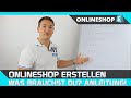 Onlineshop erstellen - Was brauchst du? Anleitung!