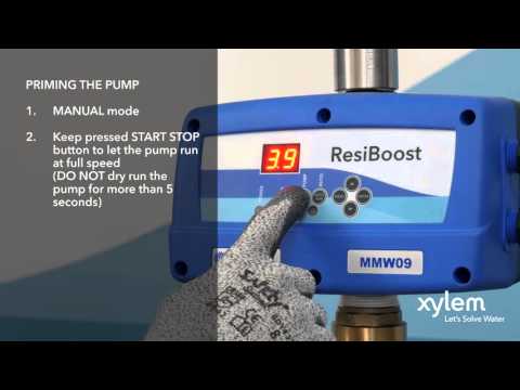 Lowara ResiBoost (water cooled). Easy installation and versatility for residential applications