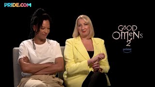 Nina Sosanya And Maggie Service Spill About Playing Queer Characters In 'Good Omens' Season 2