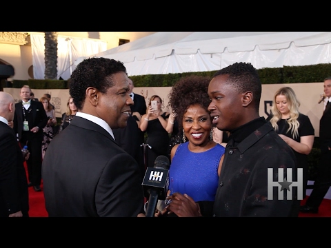 Exclusive: "Moonlight" Star Loses It After Meeting His Idol Denzel Washington