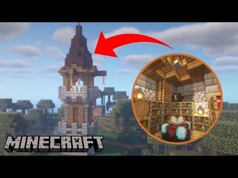 MINECRAFT | HOW TO BUILD A WIZARD TOWER