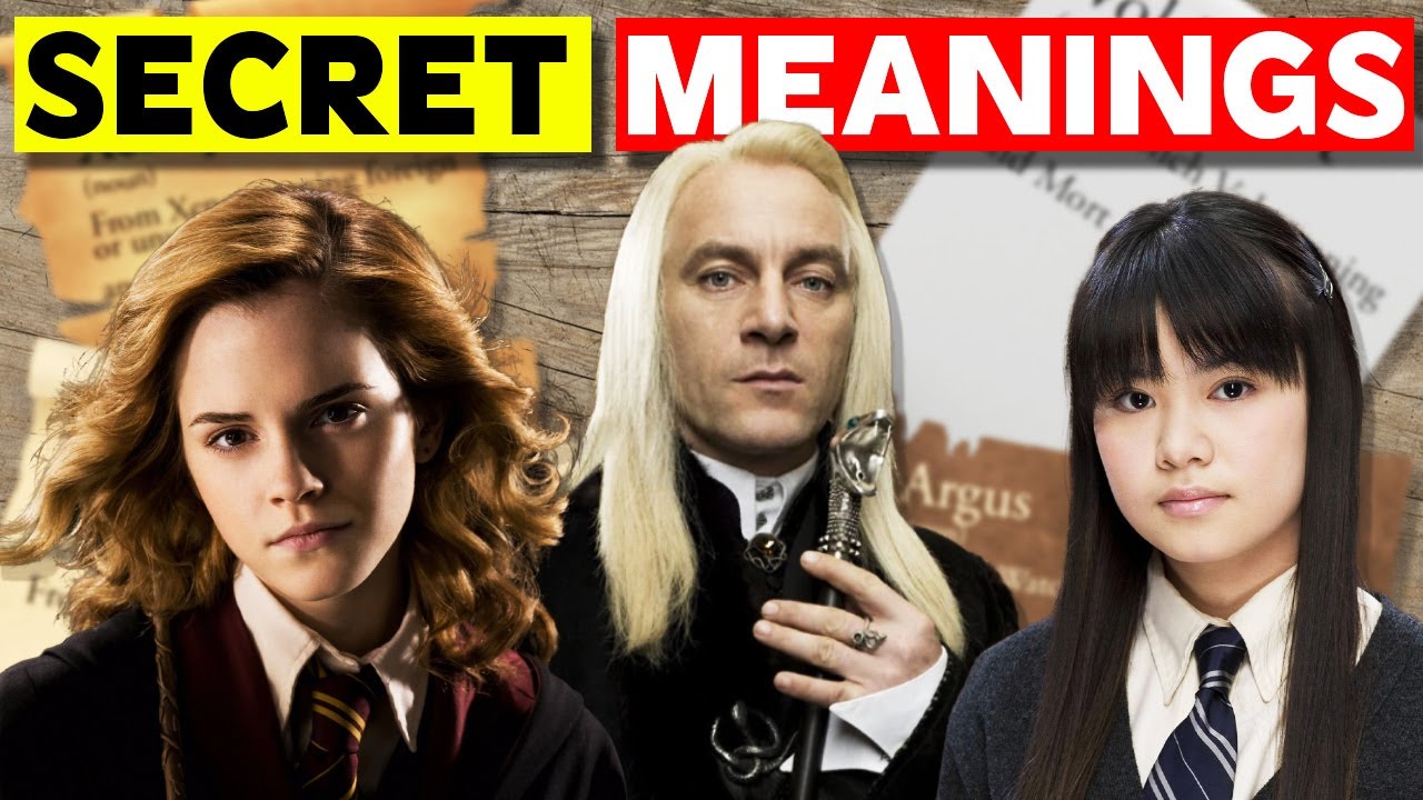 What the Names of 20 Harry Potter Characters REALLY MEAN