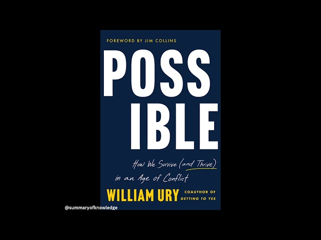 Vídeo relacionado con Possible: How We Survive (and Thrive) in an Age of Conflict (English Edition)