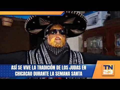 Así se vive la tradición de los Judas en Chicacao durante la Semana Santa