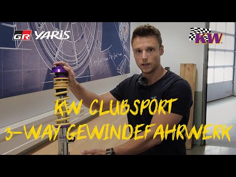 Toyota GR Yaris (2021): KW CLUBSPORT 3-WAY GEWINDEFAHRWERK