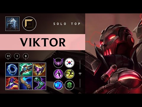 Viktor Top vs Teemo - KR Master Patch 25.22