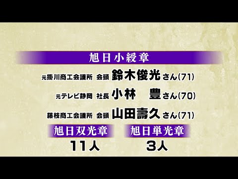 Investidura na primavera: 78 pessoas da província de Shizuoka