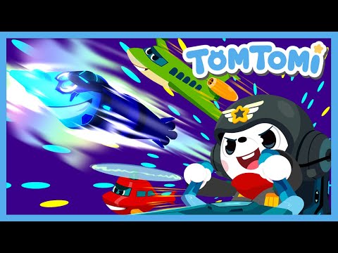 Zoom Zoom Going Round and Round🚁✈️🚀🛰 | Who can fly the highest? | Craft Song | Kids Song | TOMTOMI
