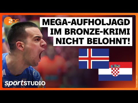 Island – Kroatien Highlights | Handball-EM 2026 | sportstudio