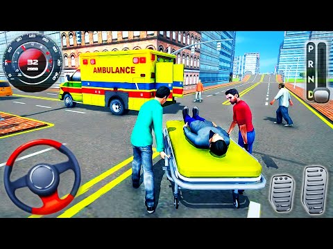 Ambulance Rescue Driver Simulator - Hero Van Drive Offroad Emergency - Android GamePlay #2