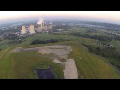 Wschód słońca na hałdzie Skalny w Łaziskach