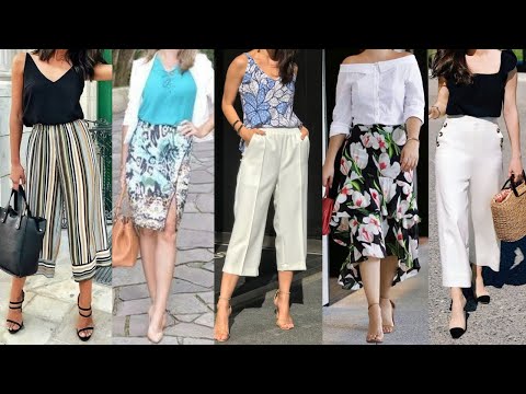 Sencillas y ELEGANTES COMBINACIONES de ropa de moda para señoras 2024