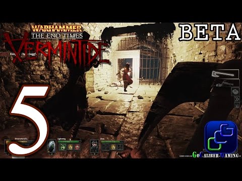 Warhammer End Times Vermintide BETA Walkthrough Gameplay - Part 5 - Act 1- Smuggler's Run (NORMAL)