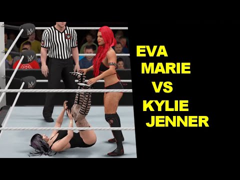 WWE 2K17 Eva Marie vs Kylie Jenner