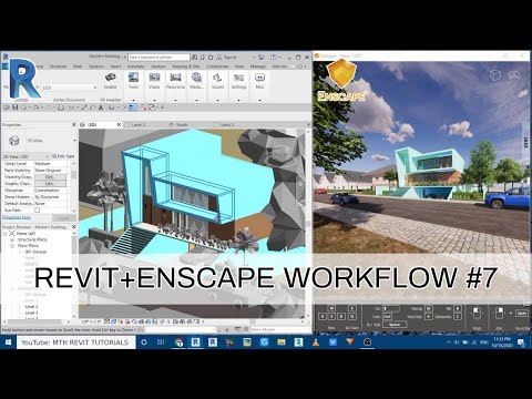 Revit+Enscape 2.9 Preview - Exterior Render Tutorial - Workflow #7