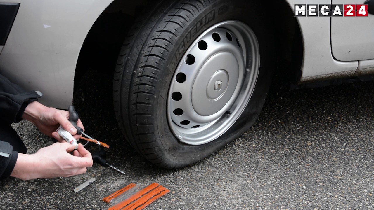 Comment réparer facilement son pneu crevé 