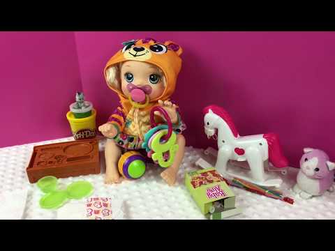 Baby Alive Baby Go Bye Bye Doll Using Packets for Feeding Video