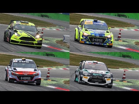 Valentino Rossi VS Neuville/Mikkelsen VS Cairoli VS Bonanomi - Monza Rally Show 2017 [HD]