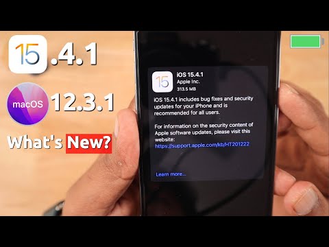 iOS 15.4.1 🔥 with iPhone BATTERY DRAIN FIX Released | What's New?