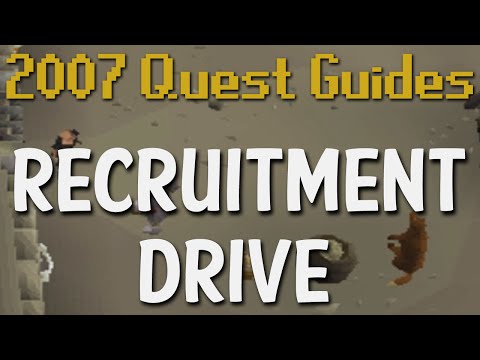 Runescape 2007 Quest Guides: Recruitment Drive