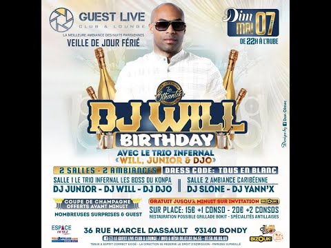 DJ WILL - WARMUP KOMPA MIX GUEST LIVE (21-04-23)🔥🔥🔥🔥🔥🔥🔥 Echauffement Time