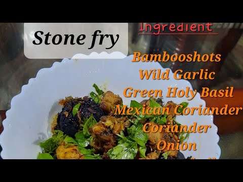 Stone Fry Ethnic Recipe |Ancient Cooking Method | Naga Tribe Traditional Cooking @kalyansrasoi176