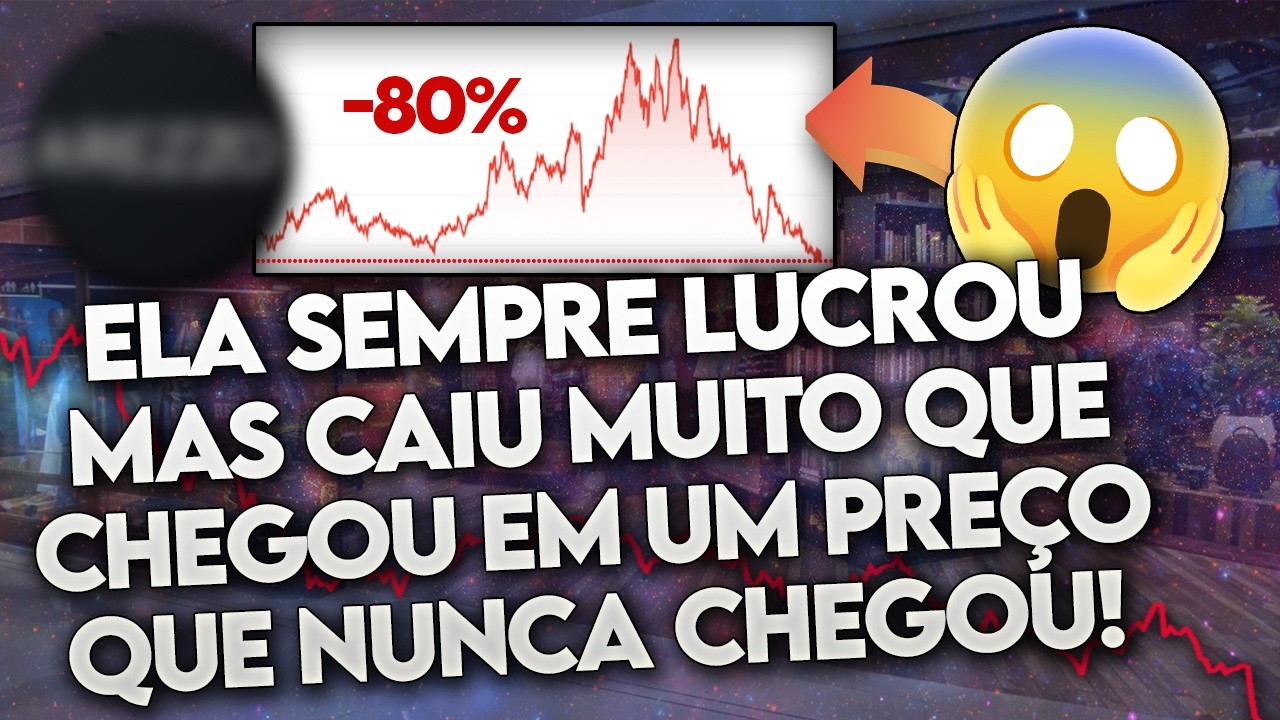 Conheça 5 AÇÕES que ESTÃO nas MÍNIMAS! (3 BOAS e 2 RUINS que TENHO na CARTEIRA) - TOP 5