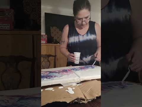 " flowering " moderne pouring art technique 2 toiles https://www.artmajeur.com/fr/nikoleta