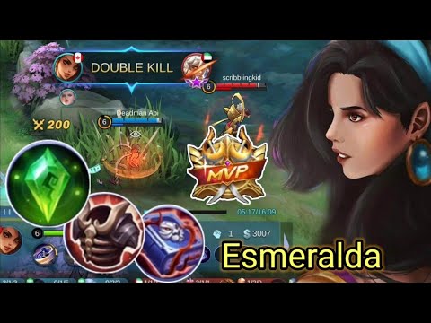 Esmeralda Best build for any situation ~ hyper carry || Mobile Legends