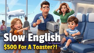 Peter Bought a Ticket for a Toaster! ✈️🍞 | English Conversation Practice