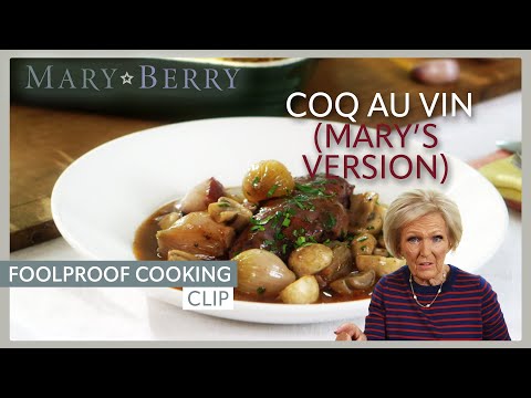 Coq Au Vin (Mary's Version) | Mary Berry's Foolproof Cooking | Mary Berry