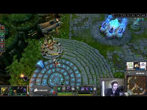 Bjergsen Akali vs Riven [Challenger Ranked solo queue mid]
