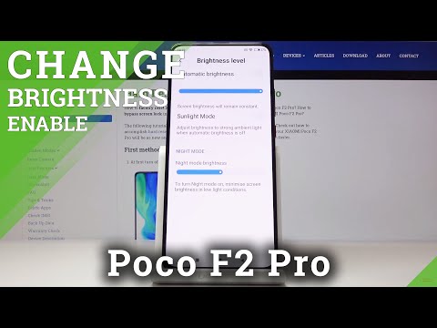 How to Enable Auto-Brightness in XIAOMI Poco F2 Pro – Screen Intensity