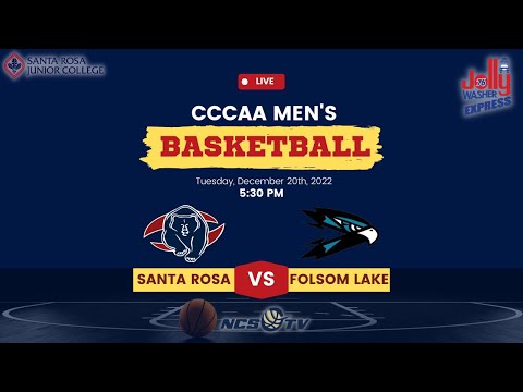 Santa Rosa vs Folsom Lake College Men's Basketball LIVE 12/20/22