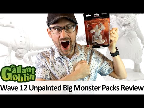 WizKids Unpainted Minis Wave 12 - Big Monsters - Nolzur's Marvelous Miniatures