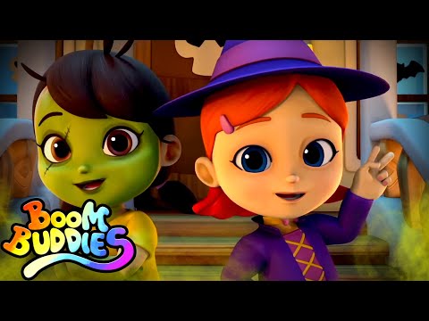 Feliz Dia das Bruxas | Rimas de halloween | Animação | Boom Buddies Português | Desenho animado