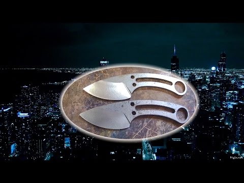 Sweet Bevel on a Custom Neck Knife Using CNC Mill