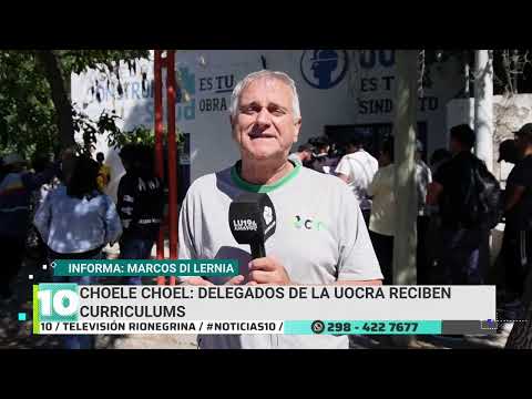 Choele Choel: delegados de la UOCRA reciben curriculums
