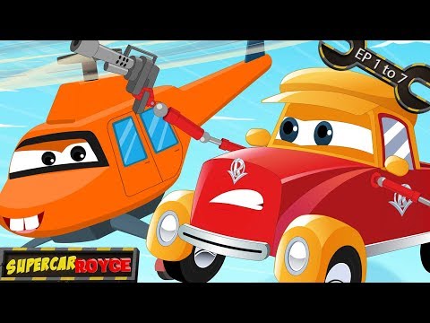 Super Car Royce | Compilation | Super car cartoons | All Episodes