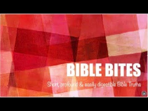 BIBLE BITES 27 Sin  - The Devil -  Destroyed at Christ's Resurrection