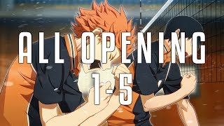 [ALL OPENING] Haikyuu!! 1-5 FULL