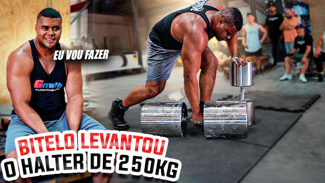 BITELO LEVANTOU O MAIOR HALTER DO MUNDO