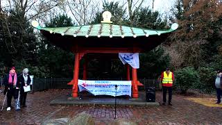 Weltfriedensglocke Berlin 31.12.2022 - Gemeinsam für Frieden - mit Ilsegret Fink, Pastorin i.R.