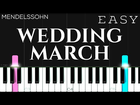 Mendelssohn - Wedding March | EASY Piano Tutorial