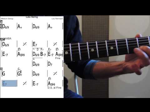 Lulu Swing - Guitar lessons - Slow tempo - Tab + Melody